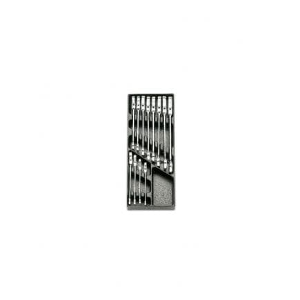 BETA 024000499 - Plateau thermoformé rigide avec clés mixtes à cliquet (vide)