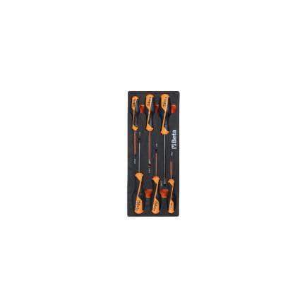 BETA 024510201 - Plateau souple en EVA Tournevis Beta Grip pour vis à lame plate et tête Phillips®