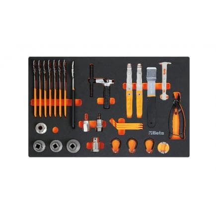 BETA 024510400 - Outils de réparation de vélo à plateau souple en EVA