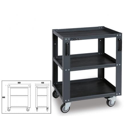 BETA 045000250 - Chariot avec 3 étagères pour meuble d'atelier C45PRO