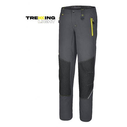 BETA 076100001 - Pantalon "work trekking" LIGHT en tissu stretch, gris foncé