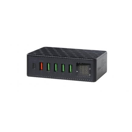 BETA 095490082 - Base de charge multiprise avec 6 ports USB pour une charge multiple