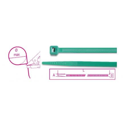 BETA BMV1025 - Collier en nylon, vert
