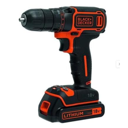 BLACK & DECKER BDCDC18-QW - Perceuse-visseuse sans fil haute performance 18V (avec batterie et chargeur)