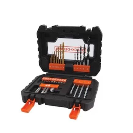 BLACK & DECKER A7233-XJ - Ensemble d'embouts et de forets pour percer et visser (31 pcs.)