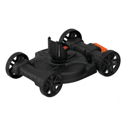 BLACK & DECKER CM100-XJ - Socle de tondeuse 3 en 1 noir