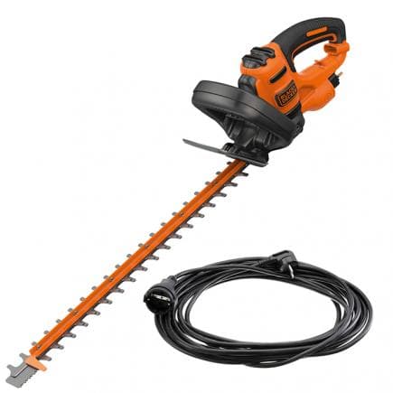 BLACK & DECKER BEHTS401C10-QS - Coupe-haie à fil 500W ø55 cm avec rallonge de 10 m