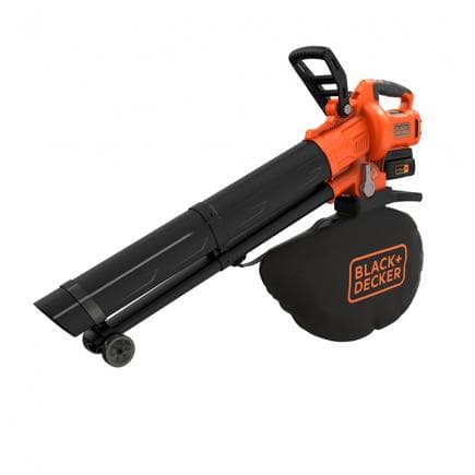 BLACK & DECKER BCBLV3625L1-QW - Souffleur-aspirateur-broyeur à batterie 36V 2,5Ah
