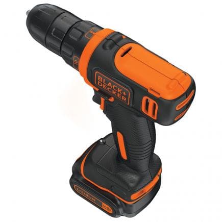 BLACK & DECKER BDCDD12K-QW - Perceuse visseuse compacte 10,8 V 1,5 à batterie Ah dans coffret