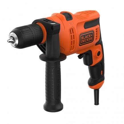 BLACK & DECKER BEH200-QS - Perceuse à fil à percussion Compact 500W dans carton