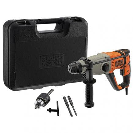 BLACK & DECKER BEHS02K-QS - Perforateur à fil SDS 800W dans mallette