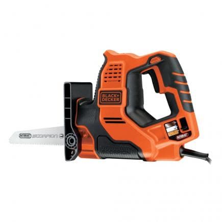 BLACK & DECKER RS890K-QS - Scie multifonction Autoselect Scorpion à fil 500W avec trois lames dans mallette