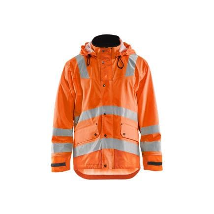 BLAKLADER 432720055300M - Veste de pluie haute-visibilité Niveau 3 Orange