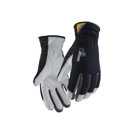 BLAKLADER 28111474861012 - Gants de travail doublés waterproof Marine foncé/Blanc