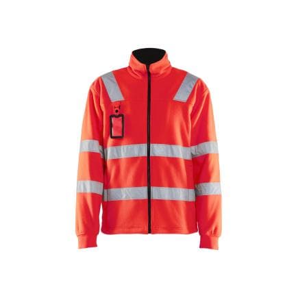 BLAKLADER 483325605500M - Veste polaire haute-visibilité Rouge