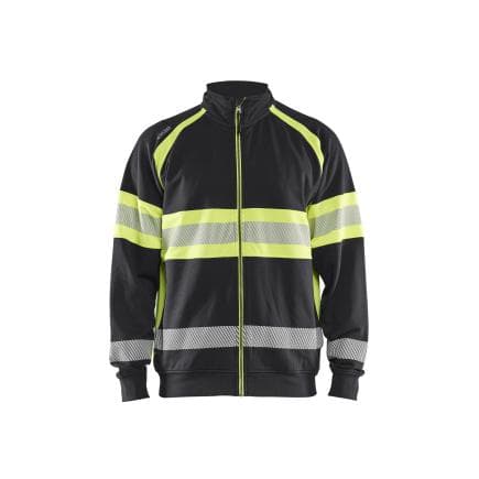 BLAKLADER 355111589933XL - Sweat haute-visibilité Noir/Jaune