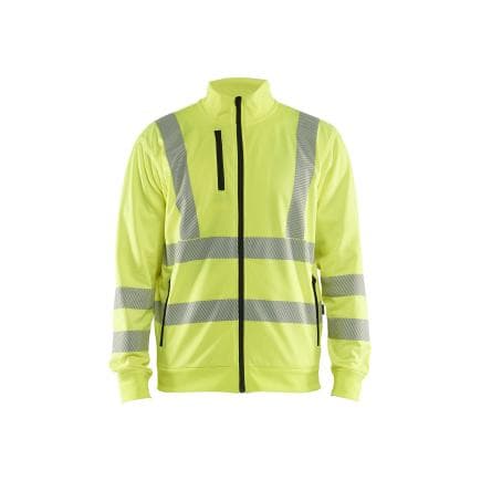 BLAKLADER 356325383300M - Sweat zippé haute-visibilité Jaune