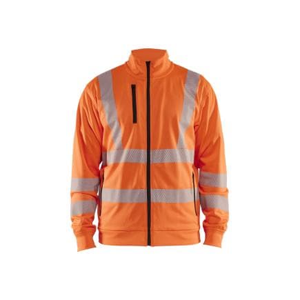 BLAKLADER 356325385300L - Sweat zippé haute-visibilité Orange