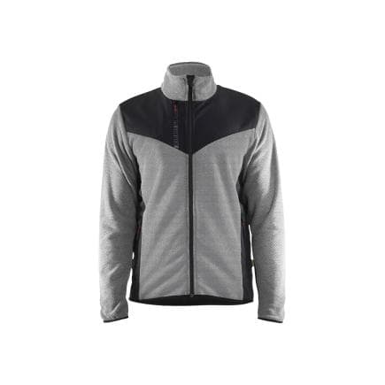 BLAKLADER 594225369099XL - Veste tricotée Softshell Gris chiné/Noir