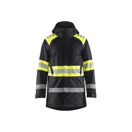 BLAKLADER 448519779933S - Parka hiver haute-visibilité Noir/Jaune
