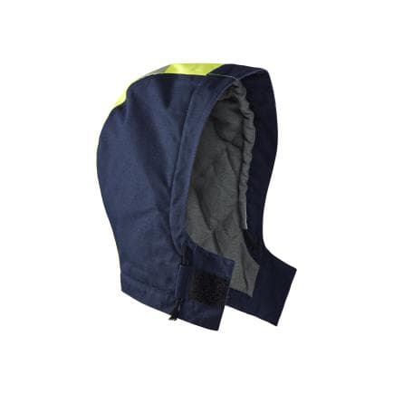 BLAKLADER 216715348933S - Capuche hiver multinormes Marine/Jaune
