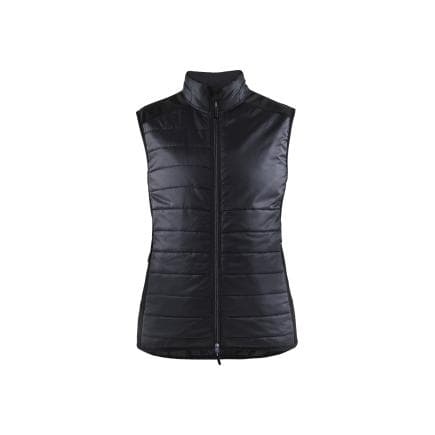 BLAKLADER 386420309998L - Gilet doublé Warm femme Noir/Gris foncé