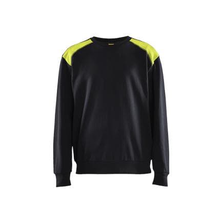 BLAKLADER 358011589933L - Sweat Noir/Jaune
