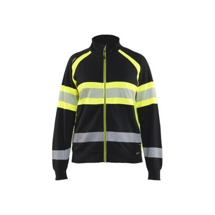 BLAKLADER 350511589933XXL - Sweat haute-visibilité femme Noir/Jaune