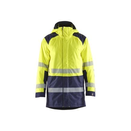 BLAKLADER 445719873389M - Parka hiver haute-visibilité Jaune/Marine