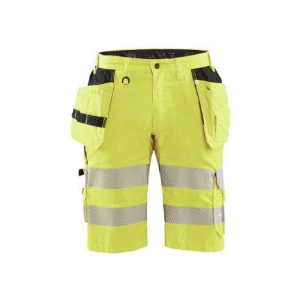 BLAKLADER 158618113300C54 - Short artisan haute-visibilité avec stretch Jaune
