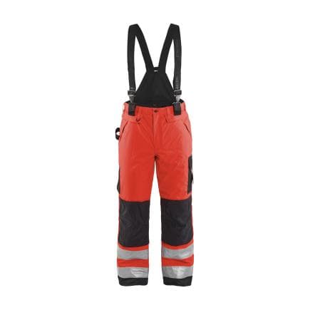 BLAKLADER 188519775599C56 - Pantalon hiver haute-visibilité Rouge/Noir