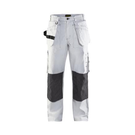 BLAKLADER 153112101098C46 - Pantalon peintre Blanc/Gris foncé