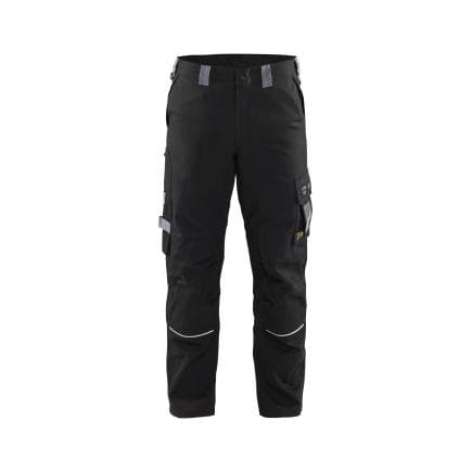 BLAKLADER 156115169994C52 - Pantalon retardant flamme Noir/Gris clair