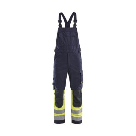 BLAKLADER 288815128933D108 - Salopette multinormes inhérente Marine/Jaune fluo