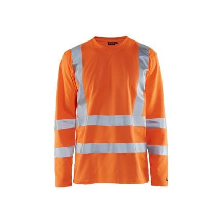 BLAKLADER 338110705300M - T-shirt manches longues haute-visibilité anti-UV Orange