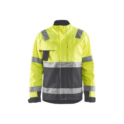 BLAKLADER 406418113396M - Veste haute-visibilité Jaune/Gris moyen