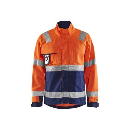 BLAKLADER 406418115389XXL - Veste haute-visibilité Orange/Marine