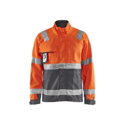 BLAKLADER 406418115396XL - Veste haute-visibilité Orange/Gris anthracite