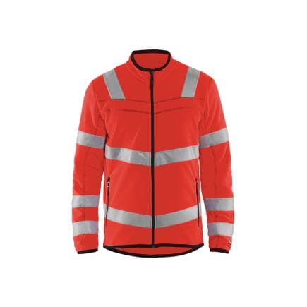 BLAKLADER 494110105500M - Veste micropolaire haute-visibilité Rouge