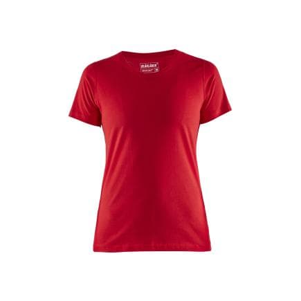 BLAKLADER 333410425600M - T-shirt femme Rouge