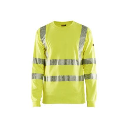 BLAKLADER 348117613300XXL - T-shirt manches longues multinormes Hi Vis Jaune