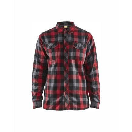 BLAKLADER 329911525699S - Chemise flannelle Rouge/Noir