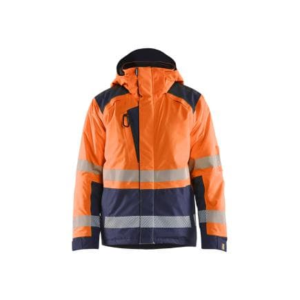 BLAKLADER 445519875389L - Veste hiver haute-visibilité Orange/Marine