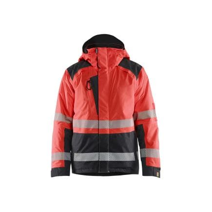BLAKLADER 445519875599XL - Veste hiver haute-visibilité Rouge/Noir