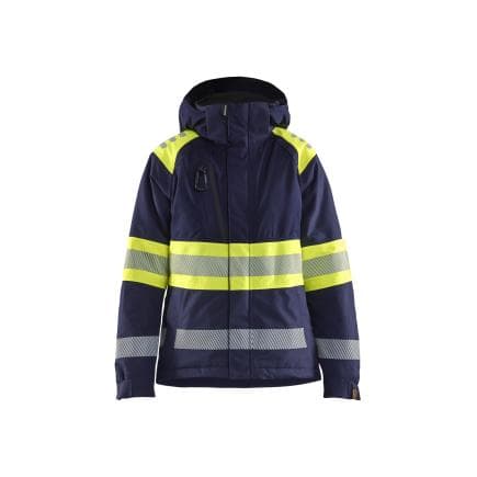 BLAKLADER 447019778933M - Veste hiver haute-visibilité femme Marine/Jaune