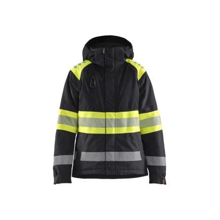 BLAKLADER 447019779933L - Veste hiver haute-visibilité femme Noir/Jaune