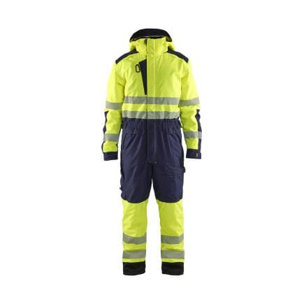 BLAKLADER 672519773389S - Combinaison hiver haute-visibilité Jaune/Marine