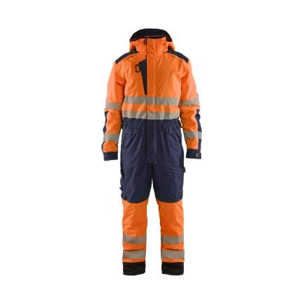 BLAKLADER 672519775389XXL - Combinaison hiver haute-visibilité Orange/Marine