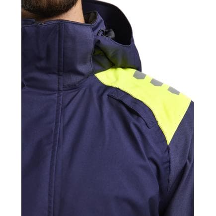BLAKLADER 442019778933XXL - Veste hardshell haute-visibilité Marine/Jaune