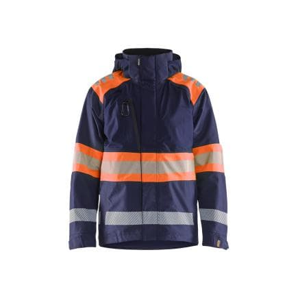 BLAKLADER 442019778953M - Veste hardshell haute-visibilité Marine/Orange